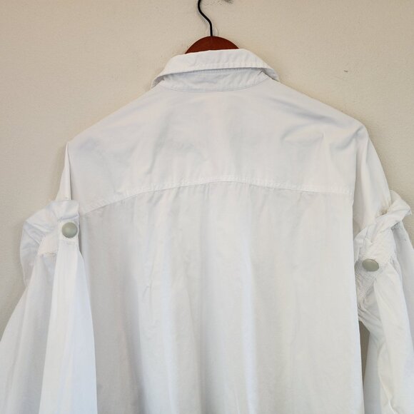 Yohji Yamamoto Takeshi Kosaka By Y's Pink Label White Shirt Removable Slv Sz 2 - Picture 13 of 16